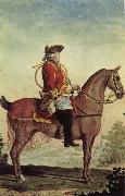 Louis Carrogis Carmontelle Louis-Philippe, duke of Orleans, in the hunt suit Sweden oil painting reproduction